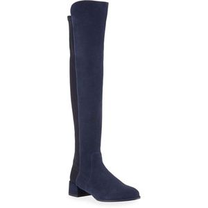 Stuart Weitzman Blue/Navy Fifo Over-knee Boots